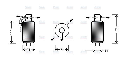AVA Aircon Receiver Dryer Filter VND051