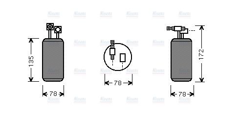 AVA Aircon Receiver Dryer Filter VND052