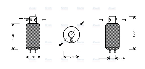 AVA Aircon Receiver Dryer Filter VND165