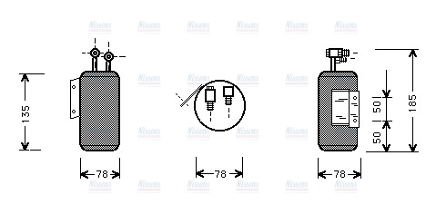 AVA Aircon Receiver Dryer Filter VND169