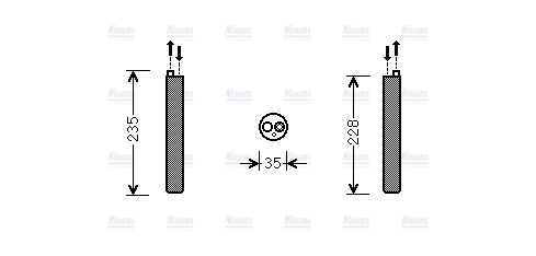 AVA Aircon Receiver Dryer Filter VND297