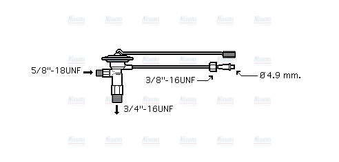 AVA Aircon Expansion valve VO1123