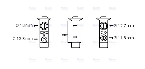 AVA Aircon Expansion Valve VO1162