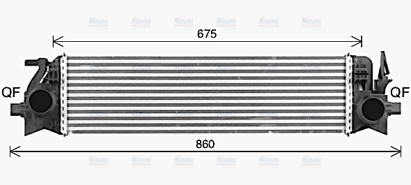 AVA Charge Air Intercooler VO4305