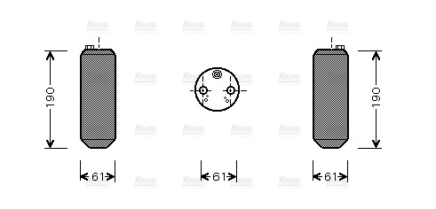 AVA Aircon Receiver Dryer Filter VOD108