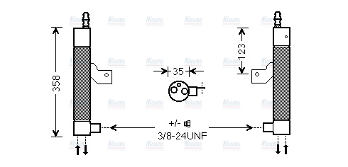 AVA Aircon Receiver Dryer Filter VOD146