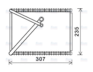 AVA Aircon Evaporator VOV156