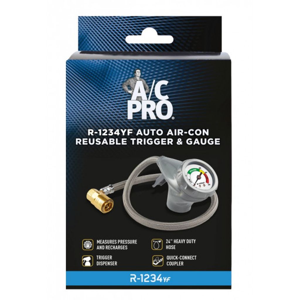 STP Recharge trigger and gauge – R1234YF Refrigerant – AC00093EN