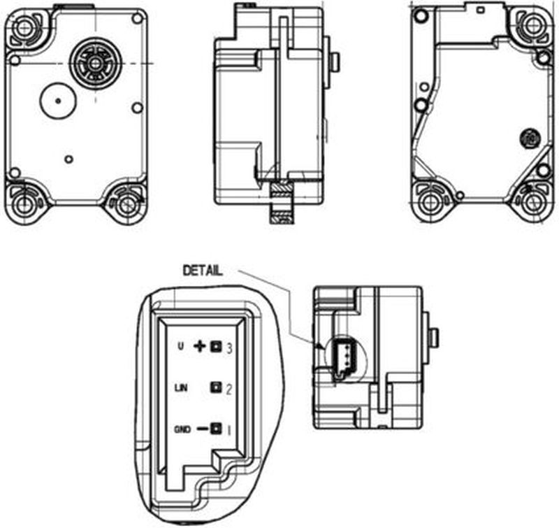 MAHLE PC Aircon actuator AA15000P