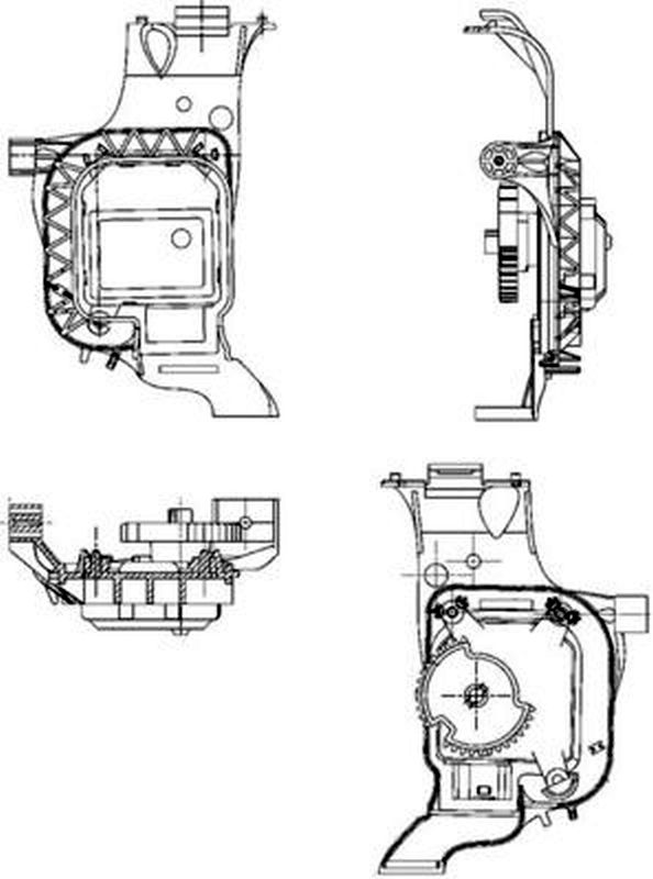MAHLE PC Aircon actuator AA17000P