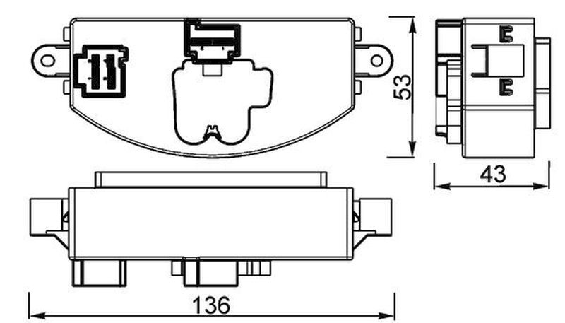 MAHLE PC Aircon blower regulator and resistor ABR106000P