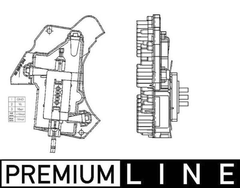MAHLE PC Aircon blower regulator and resistor ABR24000P
