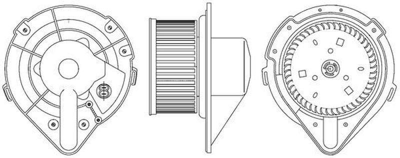 MAHLE PC Interior blower AB172000S