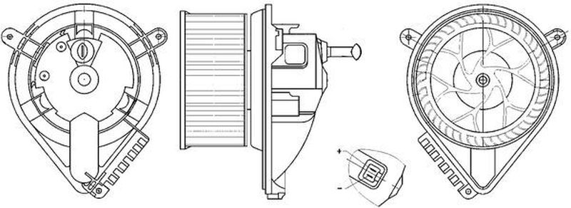 MAHLE LCV Interior blower AB271000S
