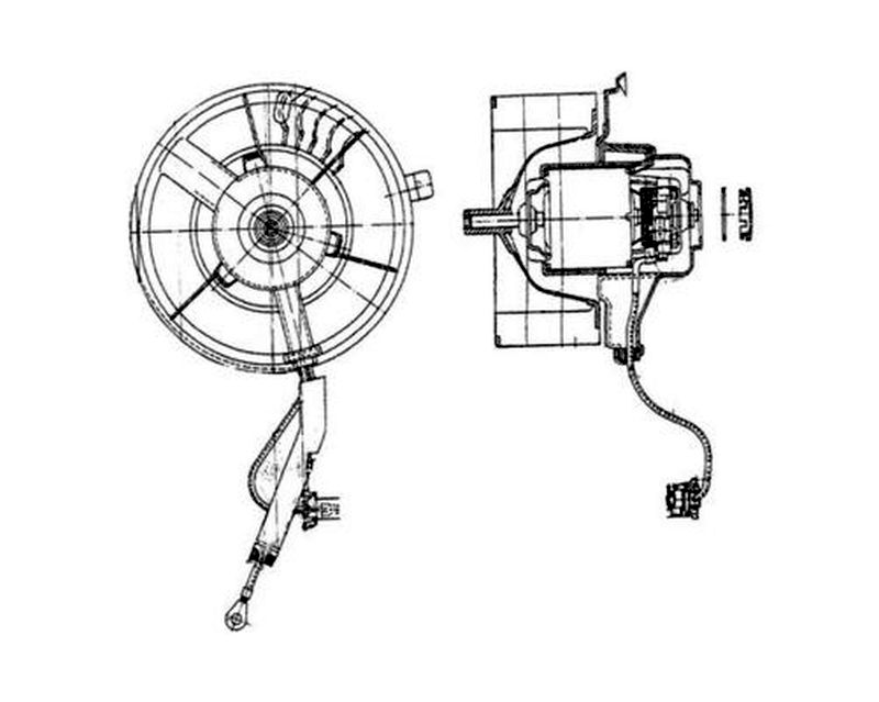 MAHLE PC Interior blower AB37000P