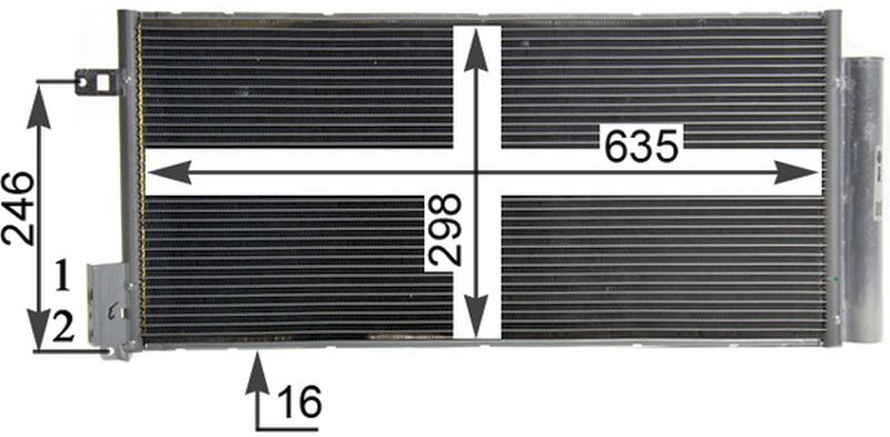 MAHLE PC Aircon condenser AC505001S