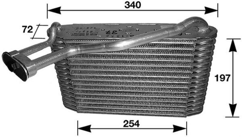 MAHLE PC Evaporator AE34000S