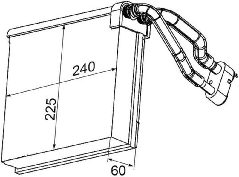 MAHLE PC Evaporator AE94000P