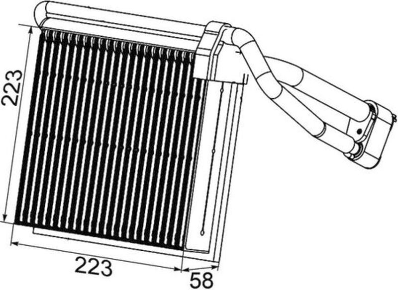 MAHLE PC Evaporator AE98000P