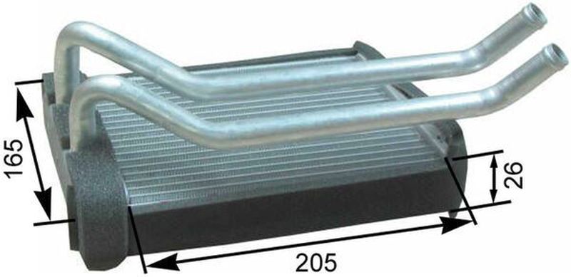 MAHLE PC Interior heat exchanger AH174000P