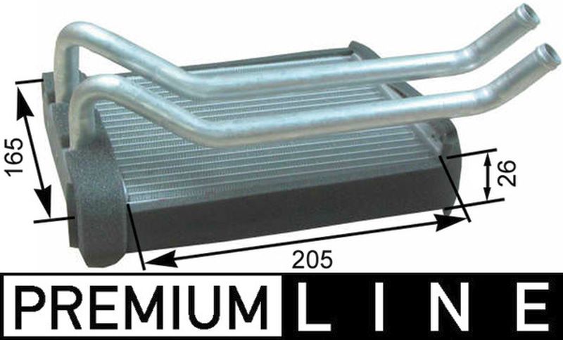 MAHLE PC Interior heat exchanger AH174000P