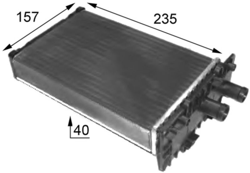 MAHLE LCV Interior heat exchanger AH48000S