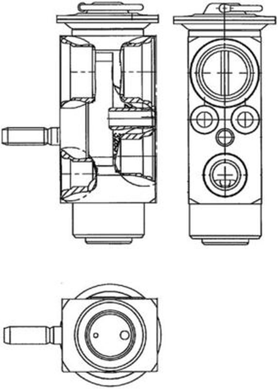 MAHLE PC Expansion valve and orifice tube AVE114000P