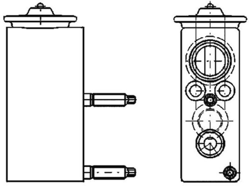 MAHLE PC Expansion valve and orifice tube AVE67000P