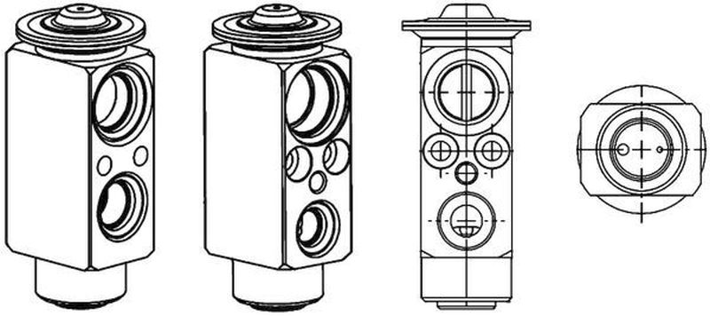 MAHLE PC Expansion valve and orifice tube AVE68000P