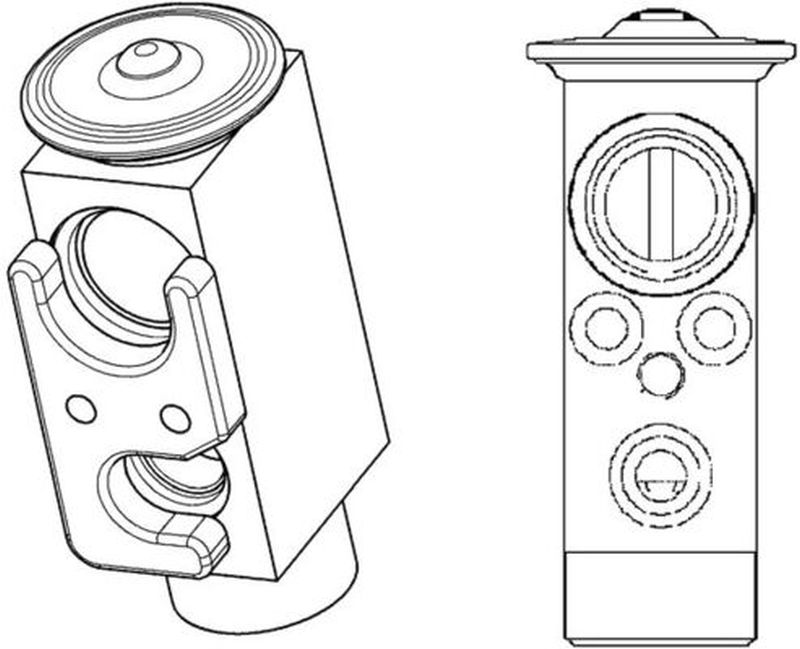 MAHLE Truck/Bus Expansion valve and orifice tube AVE72000P