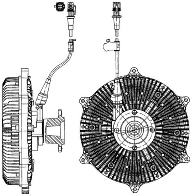 MAHLE Truck/Bus Radiator fan clutch CFC213000P