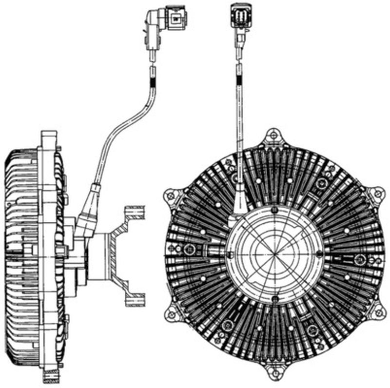 MAHLE Truck/Bus Radiator fan clutch CFC219000P