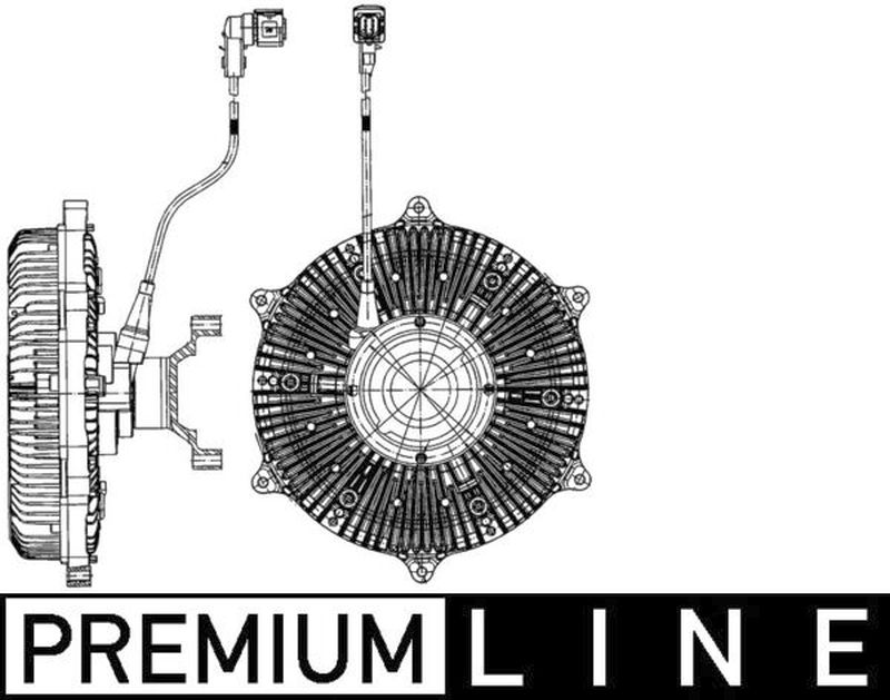 MAHLE Truck/Bus Radiator fan clutch CFC219000P