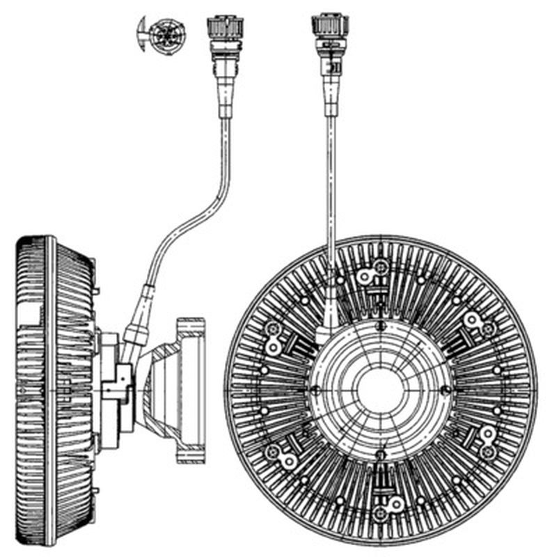 MAHLE Truck/Bus Radiator fan clutch CFC226000P