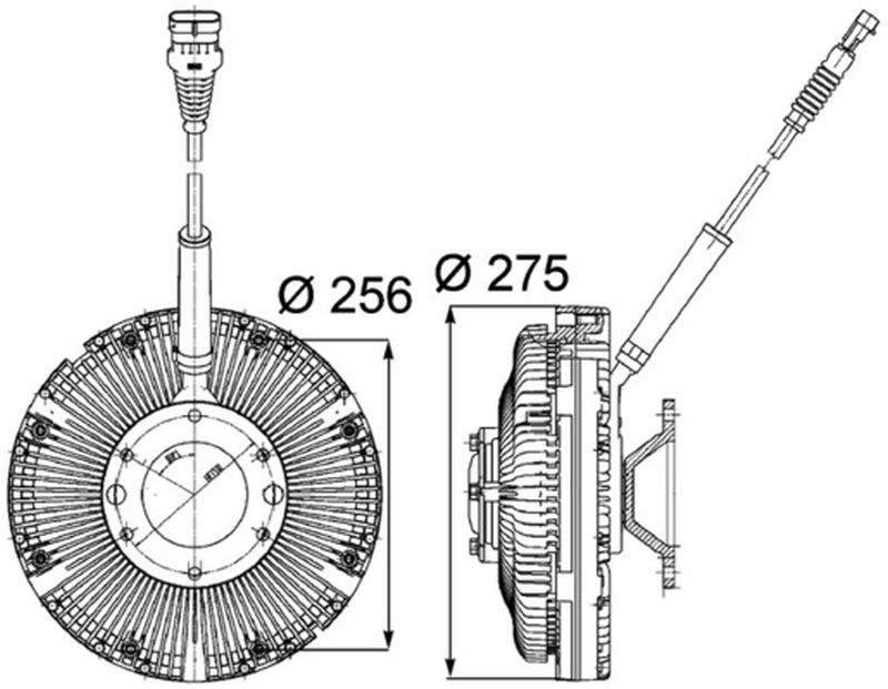 MAHLE Truck/Bus Radiator fan clutch CFC97000P