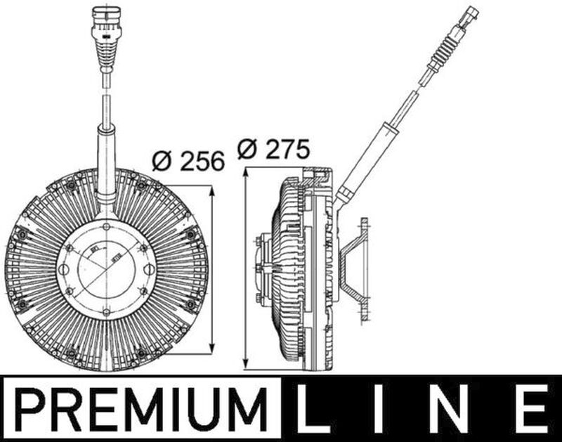 MAHLE Truck/Bus Radiator fan clutch CFC97000P