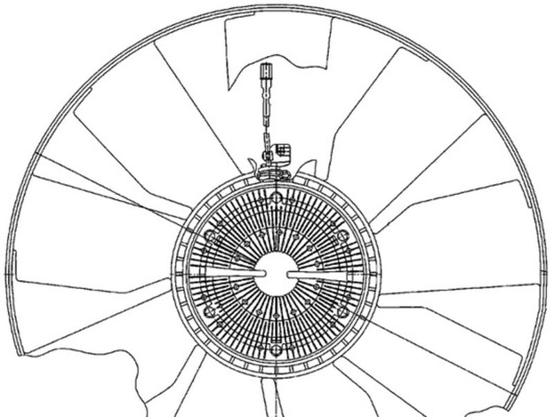MAHLE Truck/Bus Radiator/condenser fan  CFF488000P