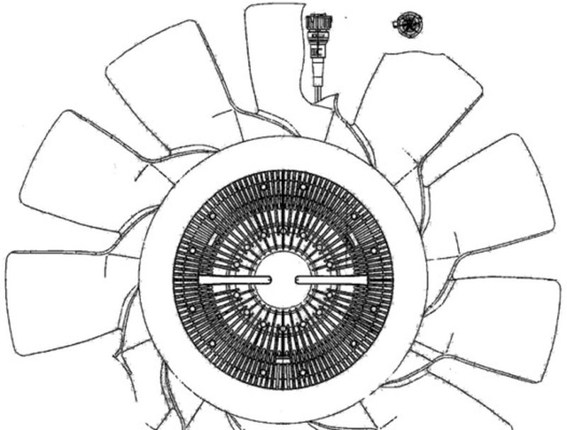 MAHLE Truck/Bus Radiator/condenser fan  CFF495000P