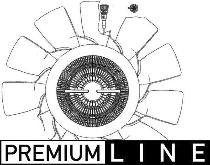 MAHLE Truck/Bus Radiator/condenser fan  CFF495000P