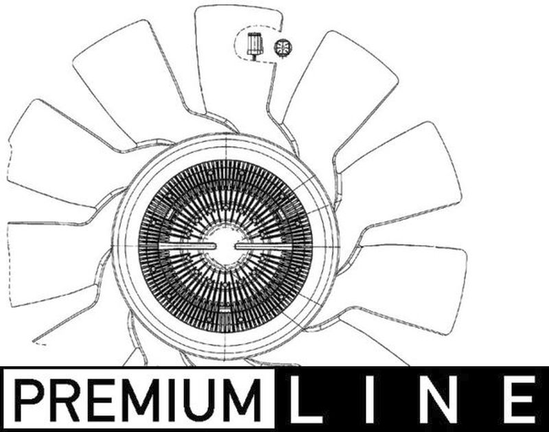 MAHLE Truck/Bus Radiator/condenser fan  CFF497000P