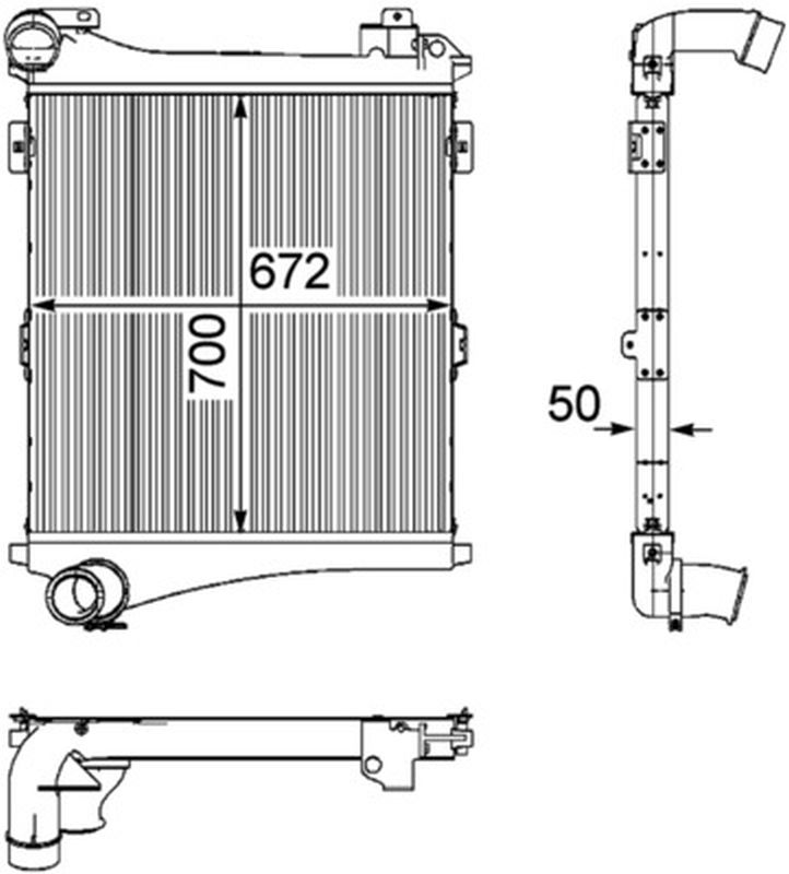 MAHLE Truck/Bus Charge air cooler CI179000P