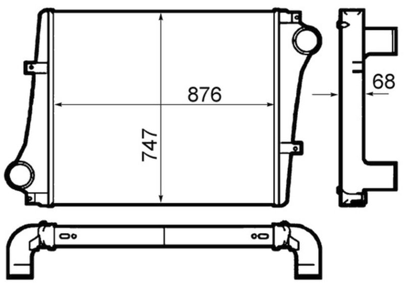 MAHLE Truck/Bus Charge air cooler CI399000P