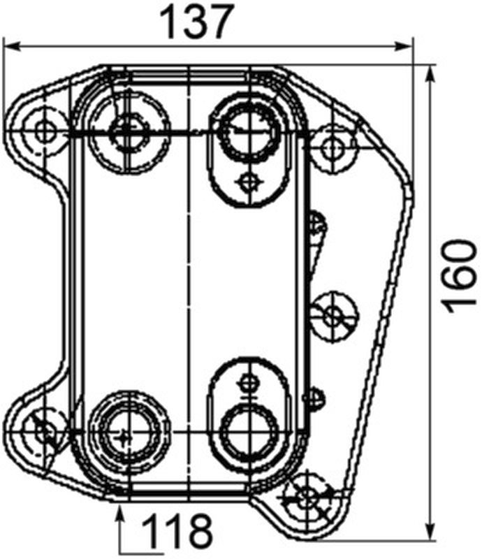 MAHLE PC Oil cooler CLC105000P