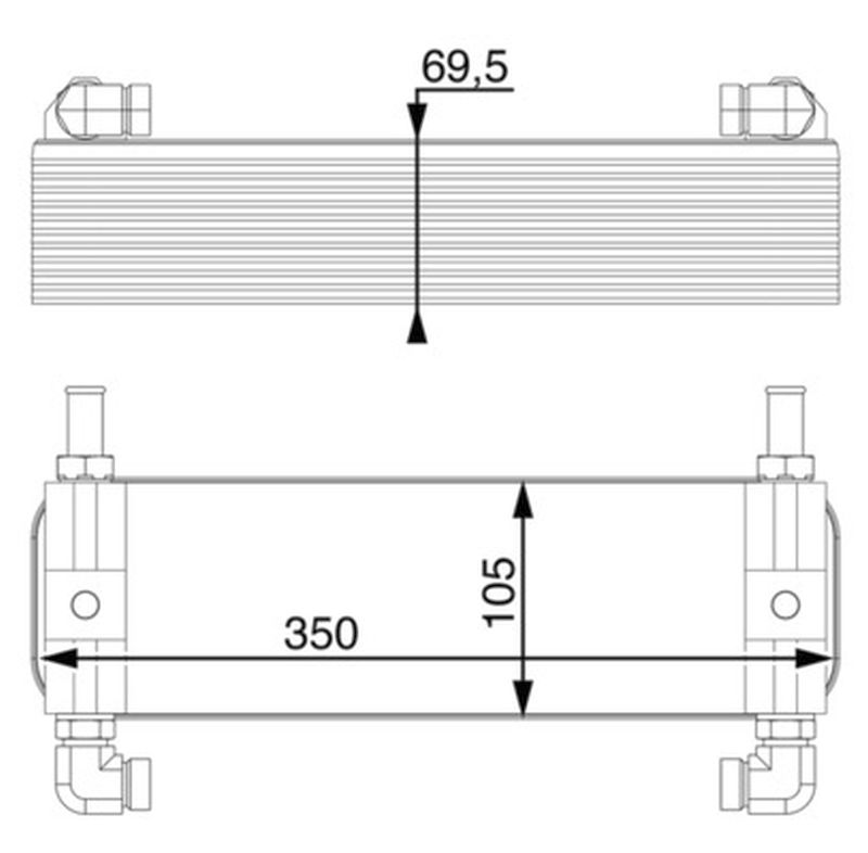 MAHLE Truck/Bus Oil cooler CLC15000P