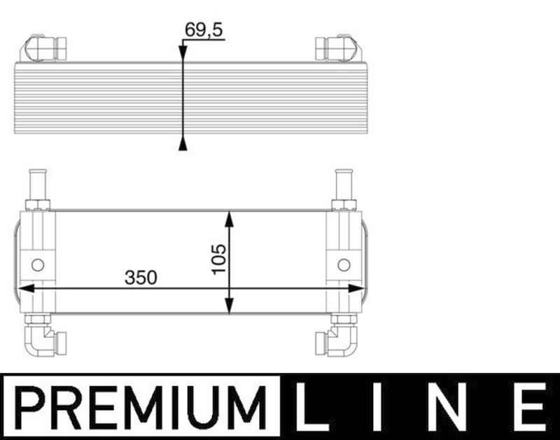 MAHLE Truck/Bus Oil cooler CLC15000P