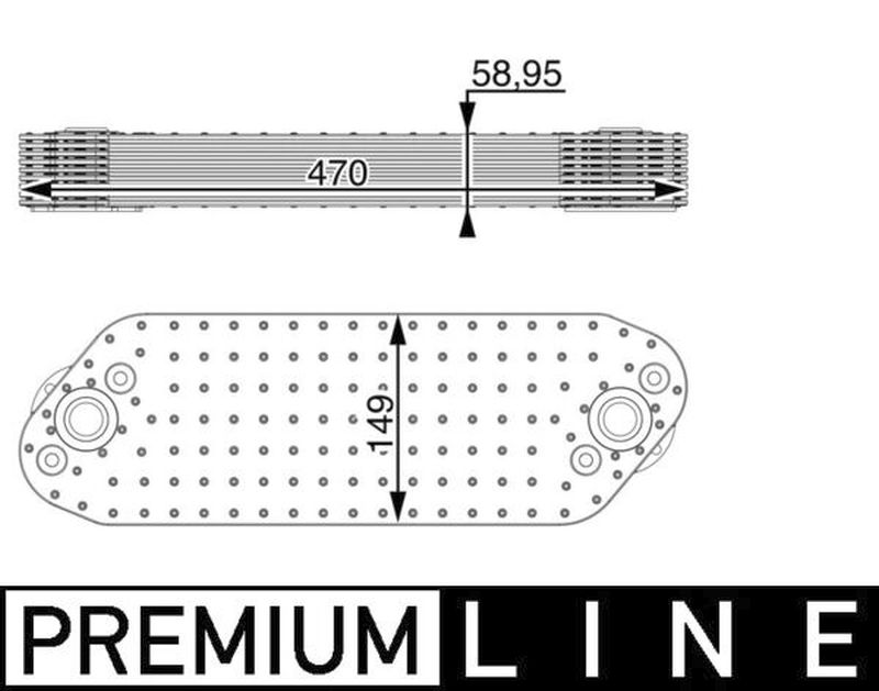 MAHLE Truck/Bus Oil cooler CLC16000P