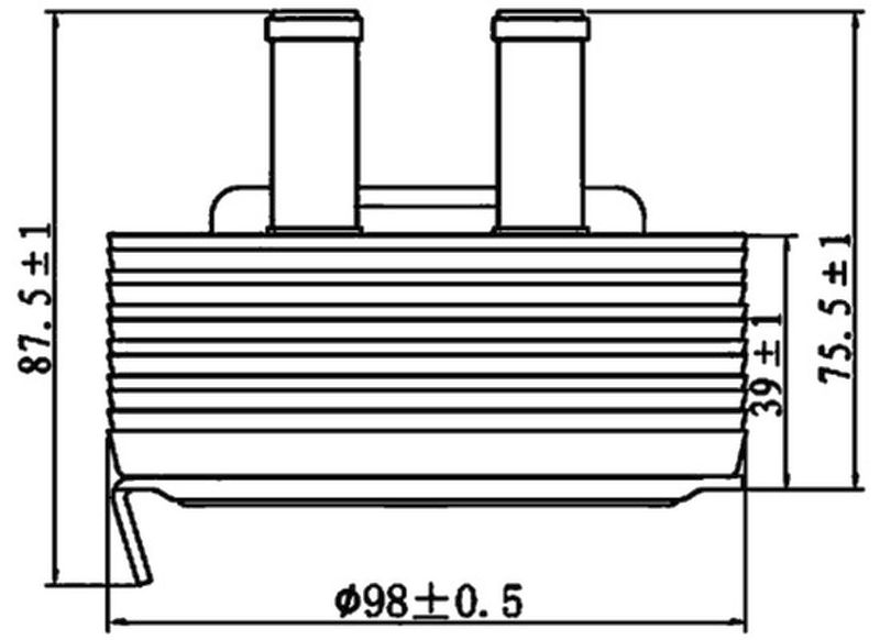 MAHLE PC Oil cooler CLC197000S