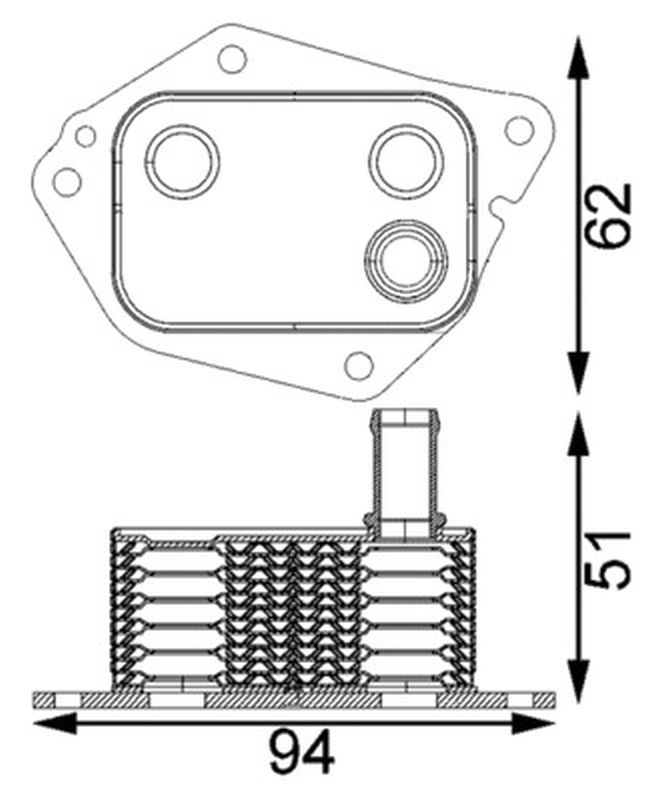MAHLE PC Oil cooler CLC199000S
