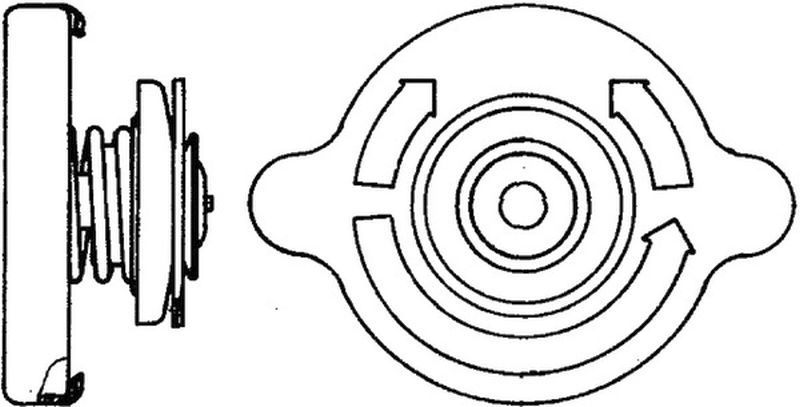MAHLE PC Radiator cap CRB17000P