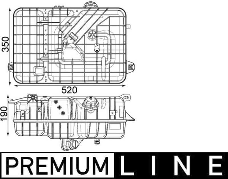 MAHLE Truck/Bus Expansion tank CRT234000P